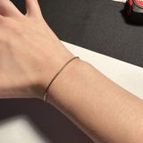 Park Lane Women’s Dainty Signed Gold Tone Chain Bracelet 7 1/4 Inch Photo 0