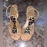 Jaclyn Smith  Wedge Sandals Size 7 1/2 Photo 0