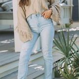These Three Boutique Caylee Fringe Sweater Photo 0