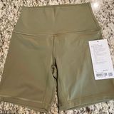 Lululemon New Align High-Rise Short 6" - Bronze Green Photo 0