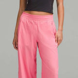 Lululemon Swift Mid-Rise Wide-Leg Pant Sakura Pink Size 14 Track Pant $128 Photo 0