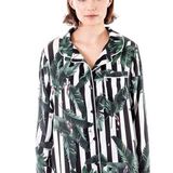 9. NWT Plush Silky Jungle Striped Pajama Set Black Size XS Photo 0