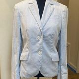 Brooks Brothers Classic Seersucker Blazer Size 4 Photo 0