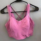 Lululemon Pink Like a Cloud Longline Bra Light Support Photo 0