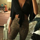 Berksha Bershka Cheetah Skinny Jeans Photo 0