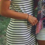 Amour Vert Striped T-shirt Dress Photo 0