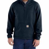 Carhartt navy FLAME-RESISTANT FORCE FLEECE QUARTER-ZIP Photo 0