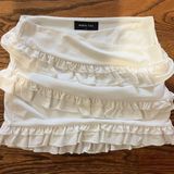 White Fox Mini Skirt Photo 0