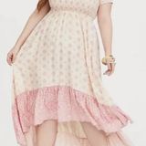 Torrid Hi Low hem smocked dress Plus Sz 2 Photo 0