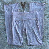 SKIMS  Cotton Jersey Foldover Pant Barely Pink Size Small Photo 0