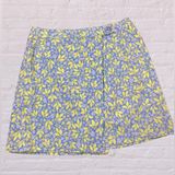 Liz Claiborne VINTAGE LIZSPORT FLORAL SKORT PASTEL BLUE GREEN SZ 8 Photo 0