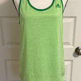 Adidas Women's Lime Green Razorback Tank Top Photo 0