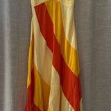 Free People NWT size medium orange an yellow maxi dress Photo 0