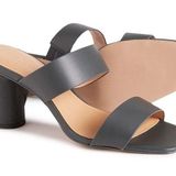 Splendid New Black Leather Camira Sandals women’s size 8.5 Photo 0
