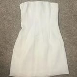 Meshki Maci Crepe Mini Dress - White Photo 0