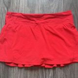 Lululemon Circuit Breaker Red Tennis / Golf Skort Size 8 Photo 0