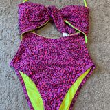 BCBGeneration Cheetah Print Swimsuit Photo 0