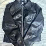 Silence + Noise Silent Noise Leather Jacket Urban Outfitters  Photo 0