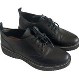 Madden Girl G-Katchy Black Leather Oxford Shoes Lace Up Womens Size 7.5 Photo 0