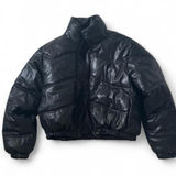 ZARA  Faux Leather Puffer Jacket Photo 0