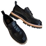 Ash Like New  Leather Genial Loafers Black Size 10 Photo 0