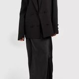 Boohoo Double Breasted Relaxed Fit Tailored Blazer Photo 0