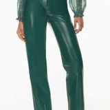 Aritzia Wilfred The Melina™ Pant High-Waisted Vegan Leather Pants - Aritizia (Suave green) Photo 0