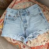 Levi's 501 High-Waisted Denim Shorts Photo 0