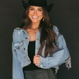 These Three Boutique Fringe Jean Jacket Photo 0