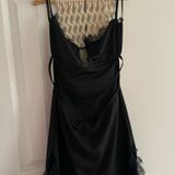 Pitaya Small black laced open back dress Photo 0