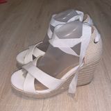 Torrid  Plus Size Ankle Wrap Wedge Sandal Photo 0