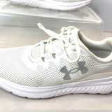 Under Armour 8.5 Charged Impulse Mesh Athletic Sneakers in Stark WhiteShoes Photo 0