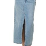 Aritzia Denim Forum The '90s Vintage Maxi Denim Skirt Photo 0