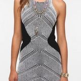 Silence + Noise X Urban Outfitters Sweater Knit Bodycon Mini Dress Medium Photo 0