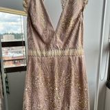 Hello Molly Pink Sparkly Mini Dress Photo 0