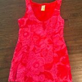 Free People  Floral Linen Mini 12 EUC Photo 0