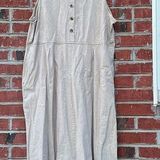 L.L.Bean Vintage Linen Dress Size 16 Cotton Photo 0
