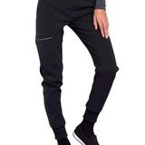 Cherokee Infinity Women's Black Mid Rise Jogger Pants Scrubs Size Small Tall Photo 0
