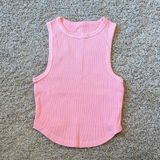 Aerie  Pink Ribbed Tank Photo 0