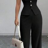 SheIn Business Matching Set Vest and Slacks Photo 0