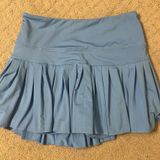 Gold Hinge  Light Blue Tennis Skirt Photo 0