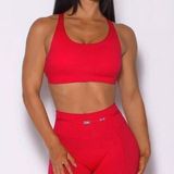 Bombshell sportswear  Barbell Sports Bra Red Photo 0