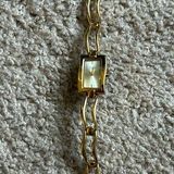 Nine & Co. women’s vintage gold squiggly bracelet watch OS measurements shown‎ Photo 0