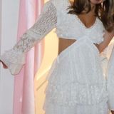Avec Les Filles  white floral dress  Photo 0