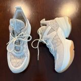 Michael Kors  Olympia Mixed-Media Trainer Chunky Sneakers Photo 0