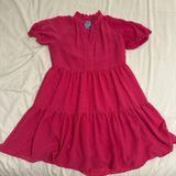 CeCe Pink Puff Sleeve Dress from Boutique Photo 0