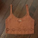 Altar'd State  Crochet Crop Top Photo 0