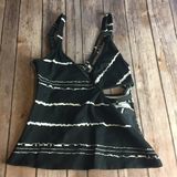 RVCA BLACK TIE DYE SEXY CUTOUT TANK Photo 0