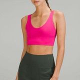Lululemon Scoop Neck Align Bra In Sonic Pink Photo 0