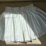 Aritzia  Tna White Pleated Tennis Skort Skirt Photo 0